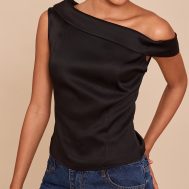 6cbcfc265b35b0365ef9186435ba5c93b0cf1d74_CNM2395_4_black_asymmetric_fold_over_detail_top