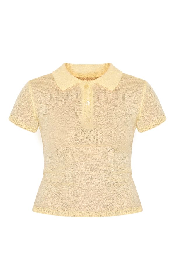 6cd1b90a1281e7cf5b084bbcaa22661a69be8f6c_CNM9269_5_yellow_sheer_knit_polo_top