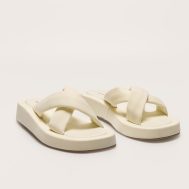 6d200427abe3d5b3bf6d11e25857a34bcd20520c_CNM0261_2_cream_stretch_lycra_square_toe_criss_cross_strap_flatform_sandals