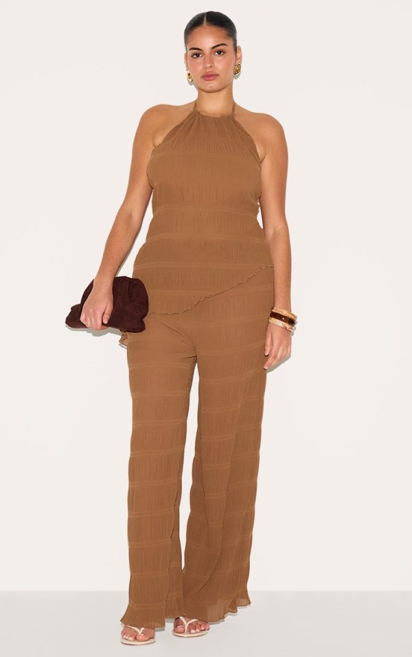6d37752a29876dfa6b4dbc42fd8a0deb58ad7144_CNM5044_3_plus_chocolate_textured_woven_backless_sheer_asymmetric_long_top
