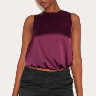 6d4d06c429ec4f2f97f4bb85db2ddeed0d041a58_CNM2400_1_wine_satin_bubble_hem_top