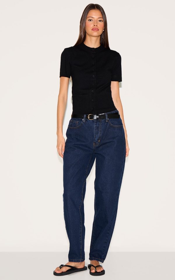6dc995b02d3f02e7f4ae908dea00946267b5c350_CNM1240_3_black_knit_button_through_top