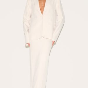 Tall Almond Tailored Slim Fit Maxi Skirt