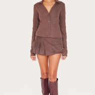 6f655ccd02bc45a08e738de1ab7a58d7aef39a79_CNL6012_3_dark_brown_peach_skin_pinstripe_woven_long_sleeve_cargo_shirt-1