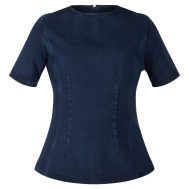 6fc3565061010015e4642960e1dd982378102346_CNM4694_5_dark_indigo_cinched_waist_peplum_denim_top