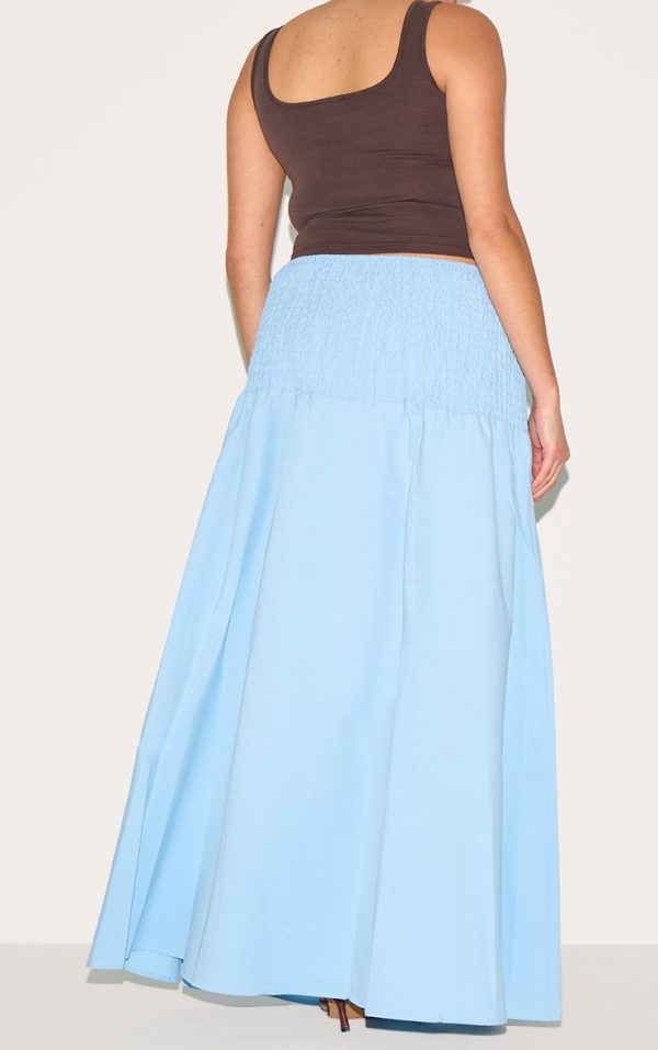 7044d0427671e0fbb42ad9cbc80dc5c67d2b008a_CNM1638_3_plus_baby_blue_shirred_waist_cotton_poplin_maxi_skirt