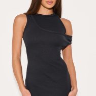 707431d329fa716f73d19bd858860aafc6142212_CNM1340_1_black_asymmetric_ribbed_bodycon_dress