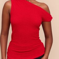 7083d2e2761820c05248142a7ef89d055799c454_CNM6609_4_red_textured_asymmetric_slouched_detail_long_top