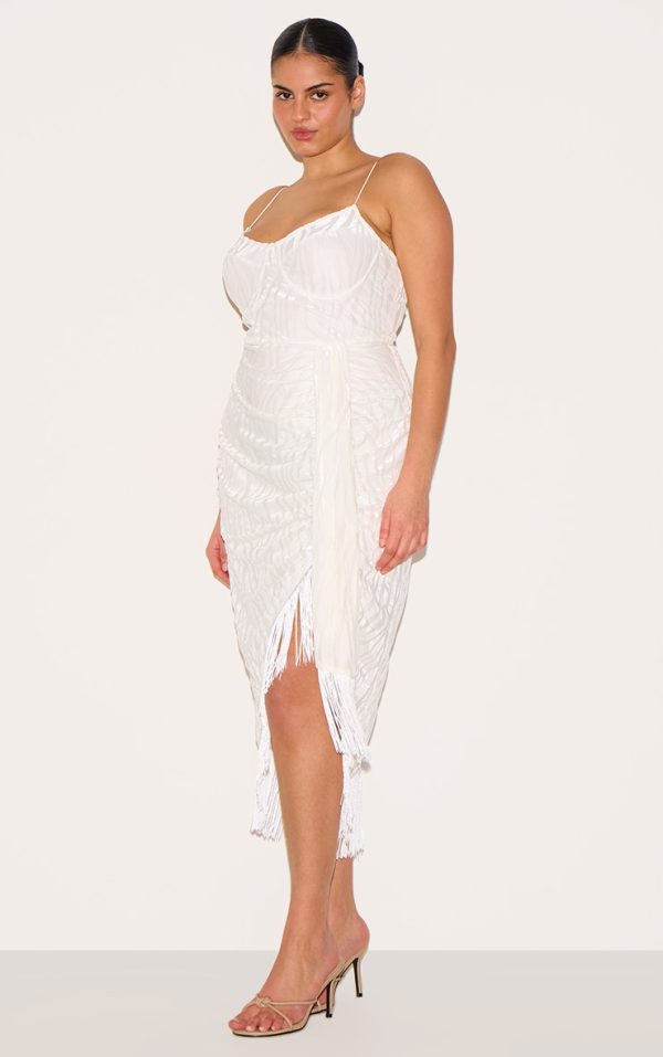 7101a1ccec4a2d8d8a6214cc9a72bc0097daf035_CNB5216_3_plus_white_devore_tassel_detail_underwired_draped_midi_dress
