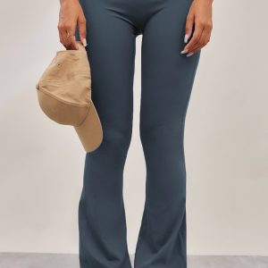 Midnight Blue Sculpt Flare Yoga Pants