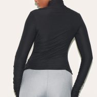 7121f75f3723f0dd4a459f011938d0ad07f658b2_CNL8982_2_black_soft_touch_high_neck_ruched_sleeve_top