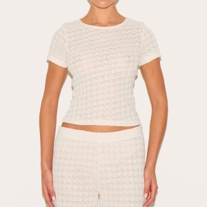 Almond Textured T Shirt