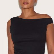 718941274b783d257c05b3856fe89ae0b5d28c46_CNM6002_4_black_ribbed_asymmetric_detail_vest_top