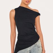 720acb516c7b338ba87e2aa519332d4ab21384f7_CNM3772_1_black_textured_rib_twist_detail_asymmetric_longline_top-1