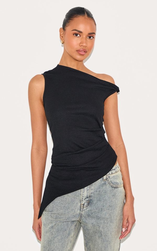 720acb516c7b338ba87e2aa519332d4ab21384f7_CNM3772_1_black_textured_rib_twist_detail_asymmetric_longline_top-1