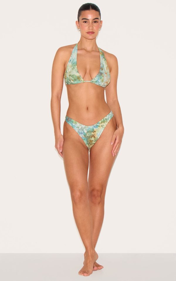 7249827d093cc2434d271a0b17807957408fccac_CNL5479_1_green_mottled_print_halter_neck_bikini_top