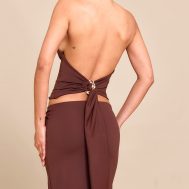 74108d06e5d04612de5368e108d0918461e49810_CNN0910_2_chocolate_brown_matte_sculpt_halterneck_gold_detail_backless_top