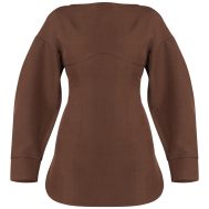 74a8cf9eb53acf553a72ce2bdaaa9ddea728f9da_CNL0075_5_chocolate_tailored_long_sleeve_shift_dress