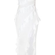 75e1ebfe5fe408eda25d4e4856e8b3e9ec3cdad8_CND4826_5_plus_white_satin_frill_layered_maxi_dress