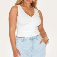 7601cd8253c2630b81ea989b2cf2bda30fa3ba88_CNM8692_1_shape_white_sculpt_ruched_bust_sleevless_top