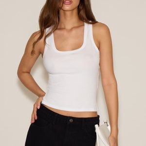 Washed Black Rigid Denim Mini Skirt