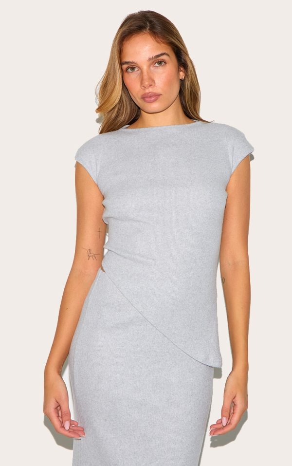 767ed783042ee63dd881f14bf0ed4fc98a0ab1f3_CNL8753_1_grey_marl_brushed_rib_asymmetrical_cap_sleeve_long_top