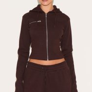 768f5ab8e67b9d9d0c96e61763c3ef06fa4f7933_CNM2686_1_dark_brown_zip_up_ribbed_track_top