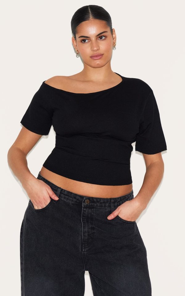 773476383491a63a997b45cfc65c4341259d2304_CNL8308_1_plus_black_basic_knit_asymmetric_neckline_top