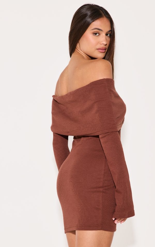 776b4510b6aa9c23ceeff0e16aaeda152db804cd_CNM3165_2_chocolate_rib_fold_over_bardot_button_mini_dress-1