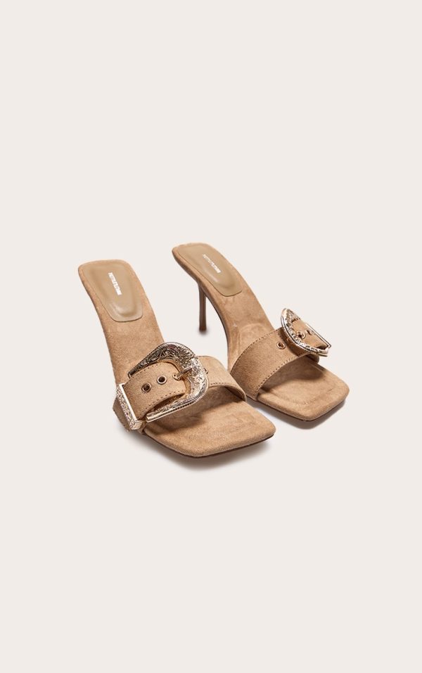 77873f6399f760ae26d7d126af3922c8c7091691_CNJ8401_2_camel_faux_suede_square_toe_western_buckle_high_stiletto_heeled_mules