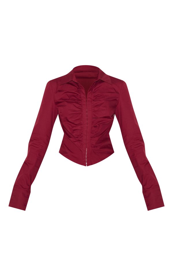 779ba7019d6dcfef6e2457937d65a1119d448ef4_CNL7549_5_plum_hook_and_eye_ruched_fitted_shirt