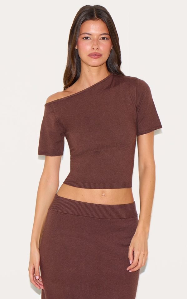 780511b1269fe41a897064a2932f2c3e19175199_CNL6037_1_chocolate_basic_knit_asymmetric_neckline_top
