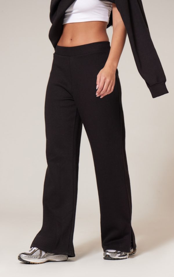 783323da7e63f0ffe7ad8ce0ce254a097152d37f_CNK5054_2_black_flared_split_hem_joggers