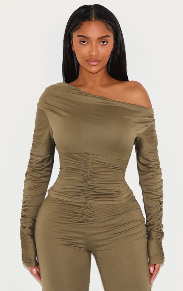 786a2d41d7d345054327a75ec545b24a3e0f43aa_CNL8231_1_shape_olive_super_soft_off_shoulder_ruched_underbust_top