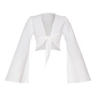 790f5cc5841ae479b627f63f360370c149497d7f_CNM4653_5_white_lightweight_woven_knot_front_drape_detail_blouse