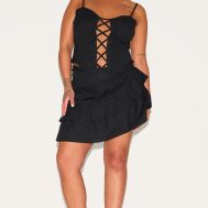 79188e9d9e005de1e4e8366ffb3b3907f0520fb9_CNJ0195_1_plus_black_frill_detail_ruffle_mini_skirt