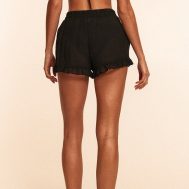 7afca1601774e86d34b31244bb2ce4b51ad761c7_CNL6995_3_black_textured_woven_frill_edge_shorts
