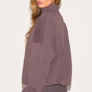 7b58740faab23d6787d2e5f81a7272b76610fde7_CNL7430_2_charcoal_premium_high_neck_quarter_zip_oversized_sweatshirt