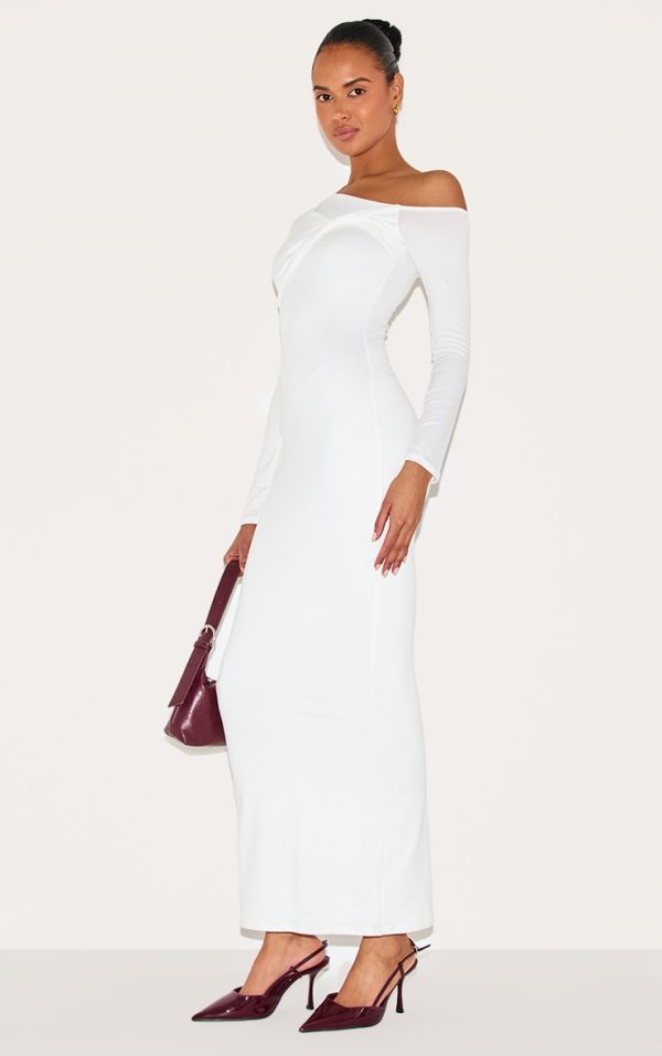 7b66e434fc5cec394142d4d1963f350b87d2881a_CNM3147_3_cream_double_contour_twist_detail_long_sleeve_maxi_dress-1