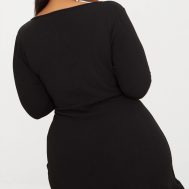7b9afb65ff798a01467798fd8884cd891521ee21_CLW1365_2_plus_black_long_sleeve_ruffle_wrap_dress