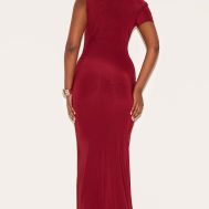 7bcb637452a43e275f6826339f945d4ffcc551bb_CNM8727_2_wine_double_layer_slinky_knot_shoulder_cap_sleeve_maxi_dress