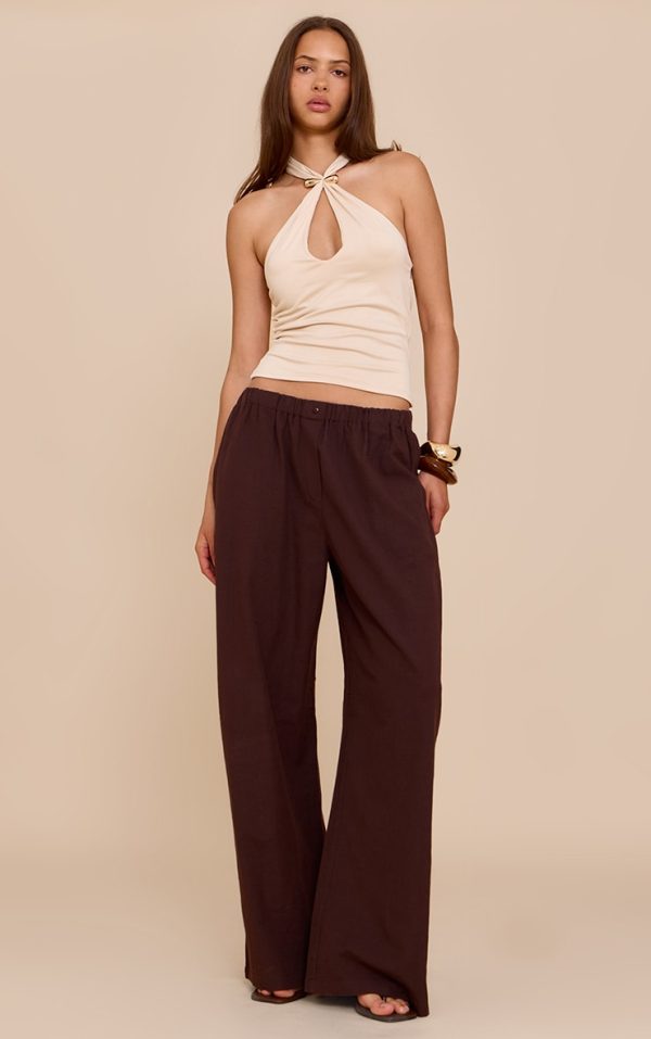 7c69a887fdbad26255761d5bb324b71533525c18_CNM8034_3_cream_double_layer_soft_touch_trim_detail_halterneck_long_top