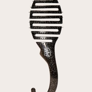 Wet Brush Shower Detangler Brush Black Glitter