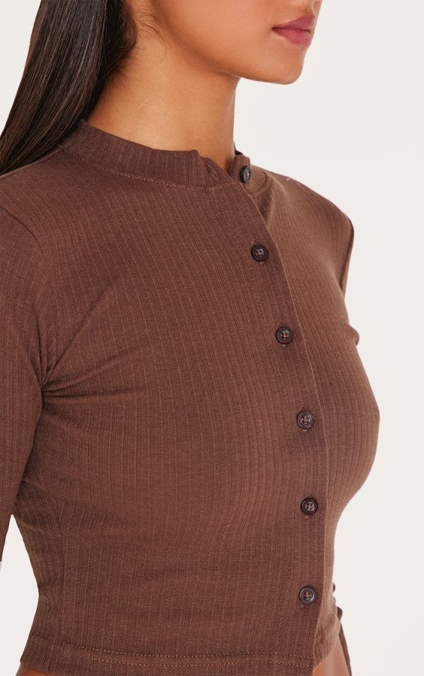 7cd5b9a2425a1573f900ddbf8cc918b73469f28d_CNL5721_4_chocolate_ribbed_button_down_detail_long_sleeve_top-1