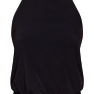 7d4c204c25e6079c4b176bb85b7fe0d69c2ba96e_CNM8015_5_black_double_layer_slinky_shirred_hem_halterneck_top