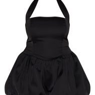 7d776061f2b73dcf3e76a3ada906d1f013a33061_CNM2028_5_plus_black_satin_halter_neck_puffball_playsuit