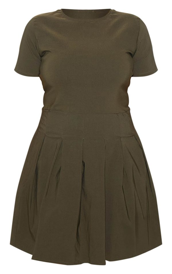 7e5680bc0a286789bb3a07eba093e716dddf43b0_CNI8642_5_plus_khaki_pleat_hem_detail_tailored_mini_dress