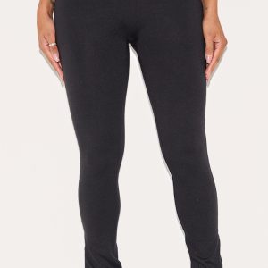 Shape Black Sculpt High Waisted Side Split Leggings