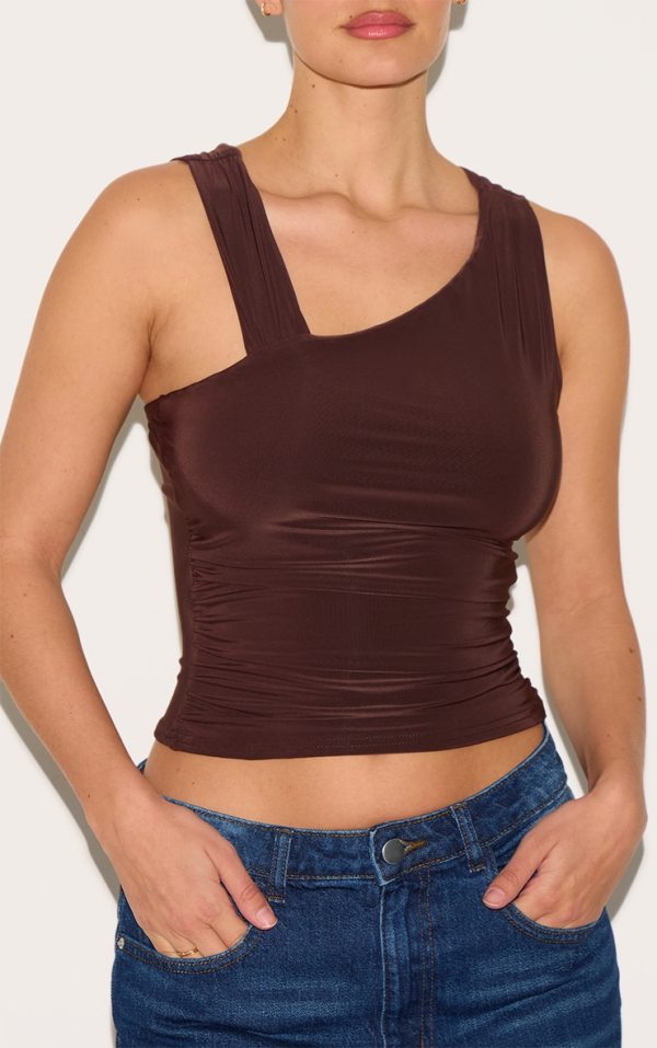 800c2ac627c5bdd515ec672979722f551b21e4c2_CNM6696_4_chocolate_asymmetric_strap_detail_vest_top-1