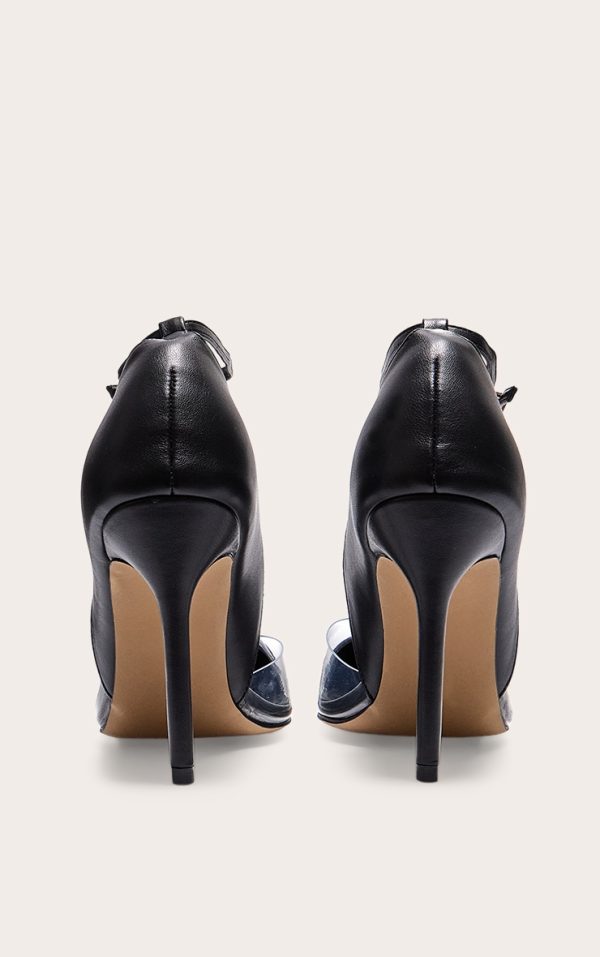 80197620dddd307c5d76586a833842ddabeb3443_CNL4015_3_black_pu_point_toe_perspex_high_heel_courts